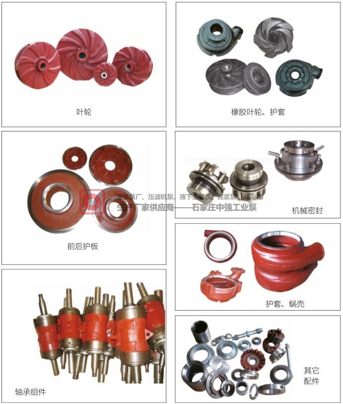中強(qiáng)渣漿泵橡膠葉輪、護(hù)套葉輪配件詳情